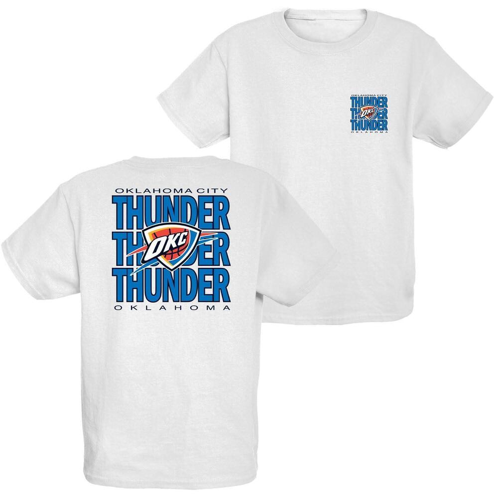 Blue 84 Unisex Kids Nba  Youth T-Shirt Frontback Press White 2 Sided